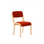 A modern and sleek design, the Dynamic Reception Chairs Madrid Visitor Without Arms Bespoke Colour Tabasco Orange KCUP0396 is eye-catching. The vibrant orange color adds a pop of color to any reception area. The chairs are armless, giving off a contemporary feel, and can be customized to fit any color scheme.