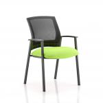 Metro Visitor Chair Bespoke Colour Seat Lime KCUP0402