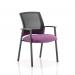 Metro Visitor Chair Bespoke Colour Seat Purple KCUP0408