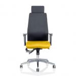 Onyx Bespoke Colour Seat With Headrest Yellow KCUP0421