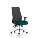 Onyx Ergo Posture Chair With Height Adjustable Arms Without Headrest Bespoke Colour Seat Maringa Teal KCUP0431