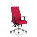 Onyx Ergo Posture Chair With Height Adjustable Arms Without Headrest Bespoke Colour Back And Seat Bergamot Cherry KCUP0441