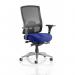 Regent Mesh Back Chair With Height Adjustable Arms Bespoke Colour Seat Stevia Blue KCUP0499