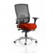 Regent Mesh Back Chair With Height Adjustable Arms Bespoke Colour Seat Tabasco Orange KCUP0500