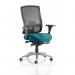 Regent Mesh Back Chair With Height Adjustable Arms Bespoke Colour Seat Maringa Teal KCUP0503