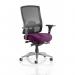 Regent Mesh Back Chair With Height Adjustable Arms Bespoke Colour Seat Tansy Purple KCUP0504