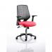 Relay Task Operator Chair Bespoke Colour Silver Back Post Box Red KCUP0513