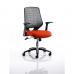 Relay Task Operator Chair Bespoke Colour Silver Back Orange KCUP0516