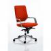 Xenon Executive White Shell Medium Back Bespoke Colour Tabasco Orange KCUP0612