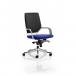 Xenon Executive White Shell Medium Back Bespoke Colour Seat Stevia Blue KCUP0619