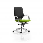 Xenon Executive Black Shell Medium Back Bespoke Colour Seat Lime KCUP0634