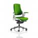 Zure White Shell Bespoke Colour Back And Seat Myrrh Green KCUP0690