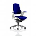 Zure White Shell Bespoke Colour Back And Seat Stevia Blue KCUP0691