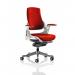 Zure White Shell Bespoke Colour Back And Seat Tabasco Orange KCUP0692