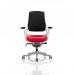 Zure White Shell Black Fabric Back Bespoke Colour Seat Bergamot Cherry KCUP0697