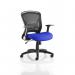 Zeus Mesh Back Task Operator Chair Bespoke Colour Seat Stevia Blue KCUP0707