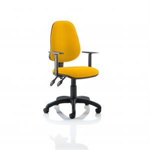 Eclipse Plus II Lever Task Operator Chair With Height Adjustable Arms