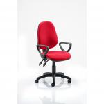 Eclipse II Lever Task Operator Chair Bespoke With Loop Arms In Bergamot Cherry KCUP0832
