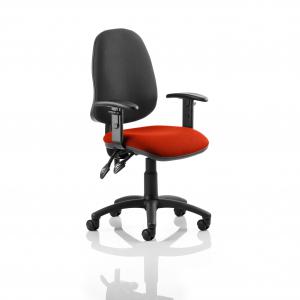 Eclipse Plus II Lever Task Operator Chair With Height Adjustable Arms