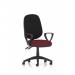 Eclipse Plus II Lever Task Operator Chair With Loop Arms Bespoke Colour Seat Ginseng Chilli KCUP0853