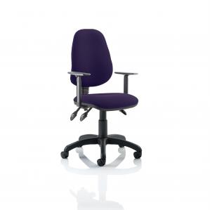 Eclipse Plus III Lever Task Operator Chair With Height Adjustable Arms
