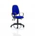 Eclipse III Lever Task Operator Chair Bespoke With Loop Arms In Admiral Blue KCUP0865