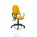 Eclipse III Lever Task Operator Chair Bespoke With Loop Arms In Yellow KCUP0867
