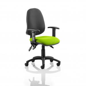 Eclipse Plus III Lever Task Operator Chair With Height Adjustable Arms