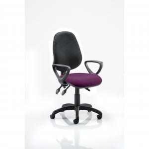 Eclipse Plus III Lever Task Operator Chair With Loop Arms Bespoke
