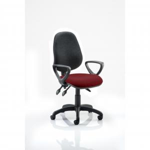 Eclipse Plus III Lever Task Operator Chair With Loop Arms Bespoke