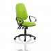 Eclipse XL Lever Task Operator Chair Bespoke With Loop Arms In Lime KCUP0898