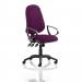 Eclipse XL Lever Task Operator Chair Bespoke With Loop Arms In Purple KCUP0900
