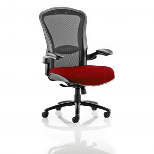 Houston Heavy Duty Task Operator Chair Black Mesh Back Bespoke Colour