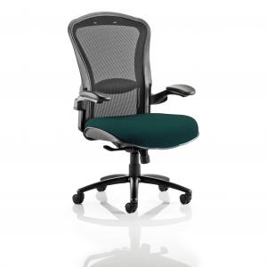 Houston Heavy Duty Task Operator Chair Black Mesh Back Bespoke Colour
