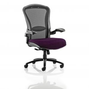 Houston Heavy Duty Task Operator Chair Black Mesh Back Bespoke Colour