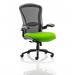 Houston Heavy Duty Task Operator Chair Black Mesh Back Bespoke Colour Seat Myrrh Green KCUP1000