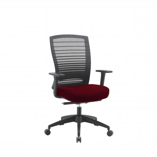 Cheap Stationery Supply of Norton Task Operator Mesh Back Chair With Bespoke Colour Seat Ginseng Chilli KCUP1038 Office Statationery