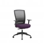 Norton Task Operator Mesh Back Chair With Bespoke Colour Seat Tansy Purple KCUP1040