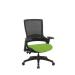 Molet Task Exec Black Frame Black Mesh Back Chair With Bespoke Colour Seat Lime KCUP1114