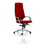 Xenon Executive Black Shell High Back With Headrest Fully Bespoke Colour Post Box Red KCUP1170
