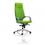 Xenon Executive Black Shell High Back With Headrest Fully Bespoke Colour Lime KCUP1171
