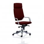 Xenon Executive White Shell High Back With Headrest Fully Bespoke Colour Ginseng Chilli KCUP1183