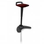 Spry Stool Black Frame Bespoke Colour Seat Ginseng Chilli KCUP1203