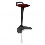 Spry Stool Black Frame Bespoke Colour Seat Ginseng Chilli KCUP1203