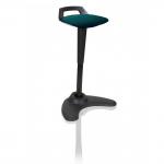 Spry Stool Black Frame Bespoke Colour Seat Maringa Teal KCUP1204