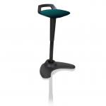 Spry Stool Black Frame Bespoke Colour Seat Teal KCUP1204