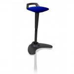 Spry Stool Black Frame Bespoke Colour Seat Stevia Blue KCUP1207