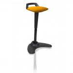 Spry Stool Black Frame Bespoke Colour Seat Senna Yellow KCUP1208