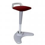 Spry Stool Grey Frame Bespoke Colour Seat ginseng Chilli KCUP1211