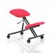 Kneeling Stool Black Frame Bespoke Colour Bergamot Cherry KCUP1290